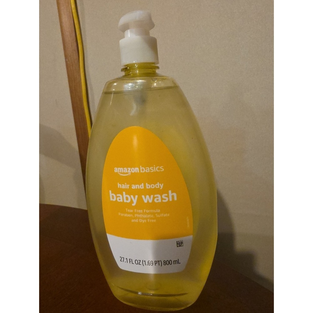 Amazon Basics Tear-Free Baby Shampoo, 27.1 Fluid Ounce Pack Exp‎ 12/16/2027